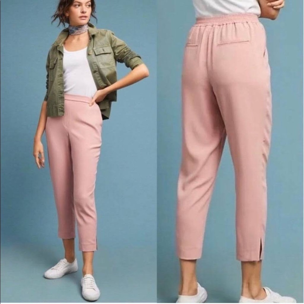 Anthro Pink Trousers